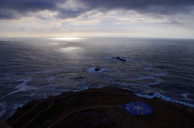 Tarde de tormenta desde el Atlántico en la Torre de Hércules