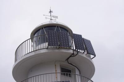 Detalle del faro del Cabo ortegal