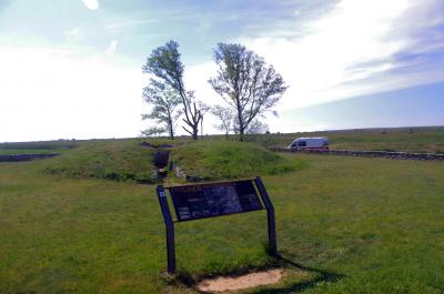 Panorámica del megalito de La Cabaña