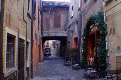 Ricón de la Via delle Volte en Ferrara
