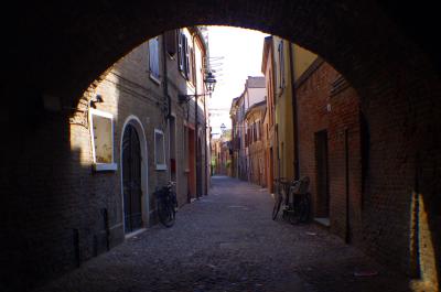 Ricón de la Via delle Volte en Ferrara