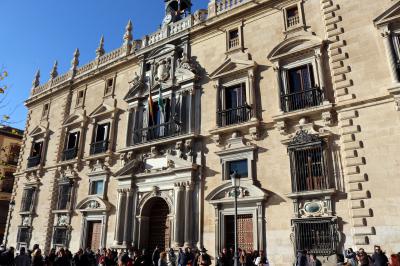 Palacio de la Real Chancillería en la Plaza de Santa Ana