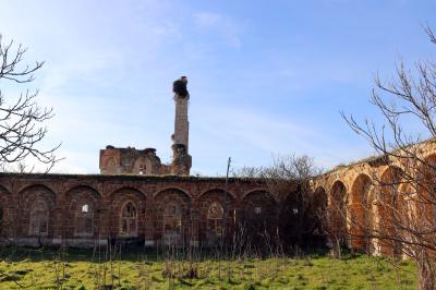 Parte del claustro aún conservado