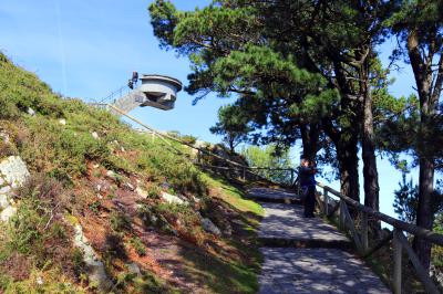 Pequeño ascenso a la plataforma del mirador del Fitu