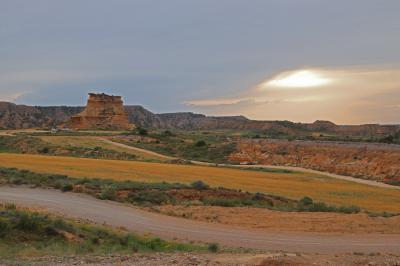 Panorámica del tozal del Calasico desde la pista principal