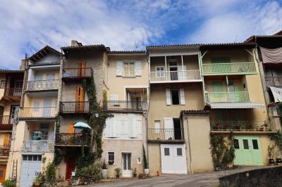 Fachadas en Saint-Lizier