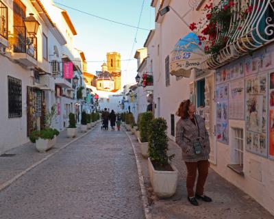 Calle típica en Altea