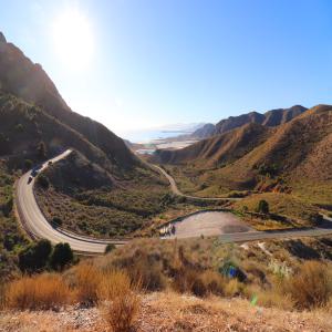 Carretera de ascenso a la Batería de los Castillitos