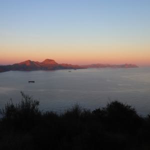 Panorámica sobre la bahía de Cartagena a la que defendió