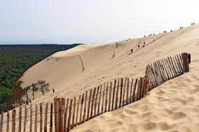 El tamaño de la duna impresiona