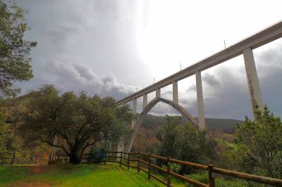 Mirador de Ponte Gundián sobre el Ulla