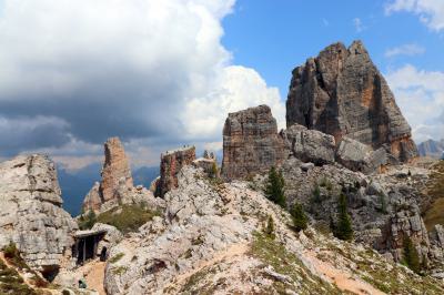 Panorámica de Cinque Torri
