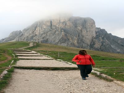 Ascenso al pico Nuvolau 