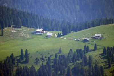Pradera del Parque Natural de Puez Odle desde Seceda
