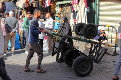 El mercado Khan El Khalili, o Jan El Jalili