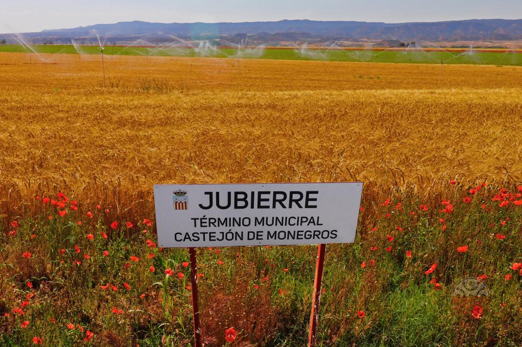 Desierto de Monegros: Inicio de la ruta Jubierre desde Sariñena