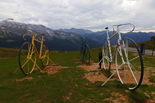 El Col de Aubisque, donde viven unas bicicletas gigantes