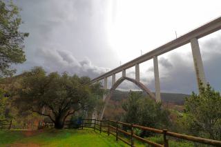 Mirador de Ponte Gundián sobre el río Ulla y Alto do Castro